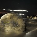 moeraki boulders by night
